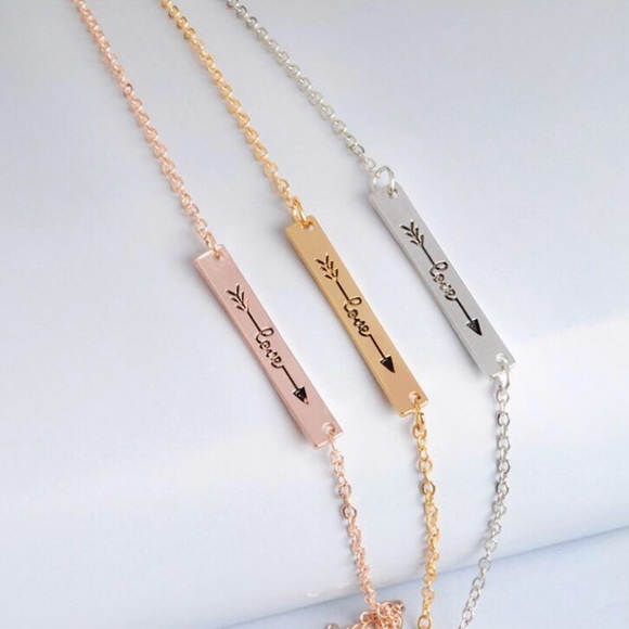 💓💗Love Bar Necklace ❤️💜 - Picture 3 of 3